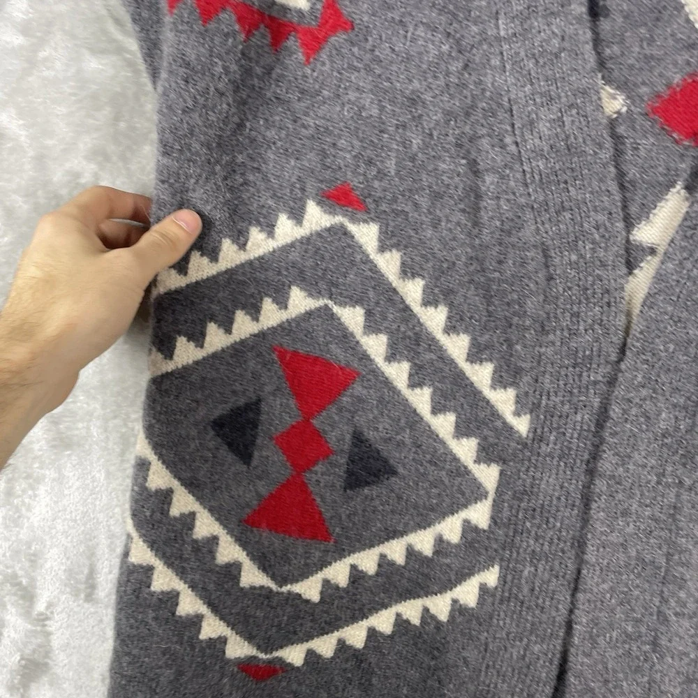 Vintage Pendlton Wool Aztec Shawl Vest Desert Southwest Navajo Sweater L/XL
